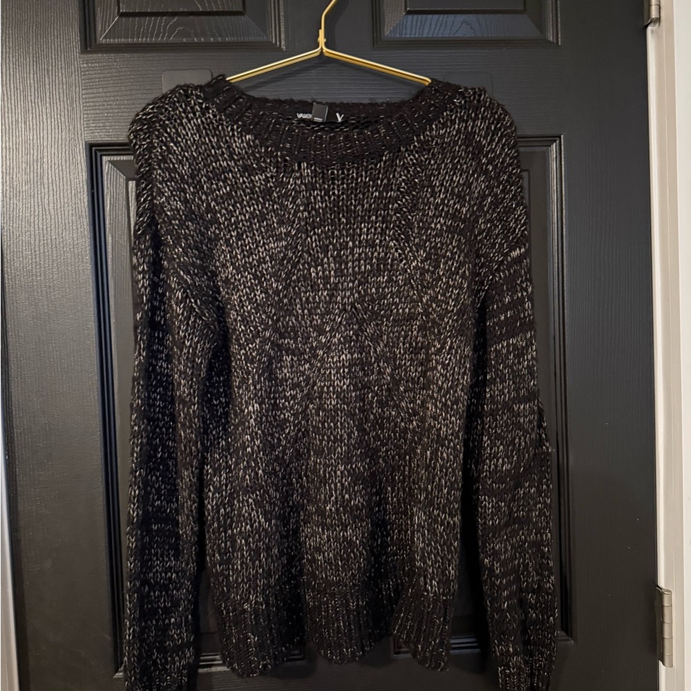 Valette Black and Gray Women's Sweater